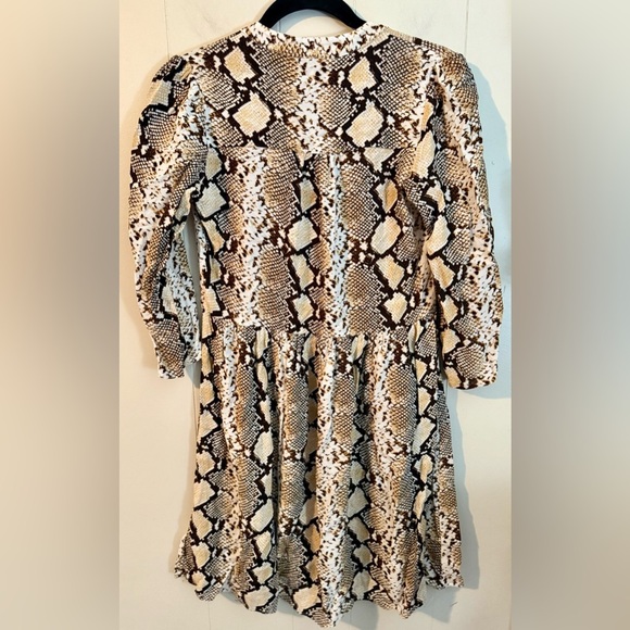 Maeve by Anthropologie Snakeskin Dress Size XS Maeve Juno Snake Print Mini Dress - Picture 9 of 11